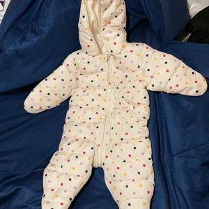 Zip up winter suit - 3-6 months